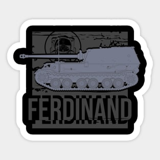 Ferdinand tank destroyer Sticker